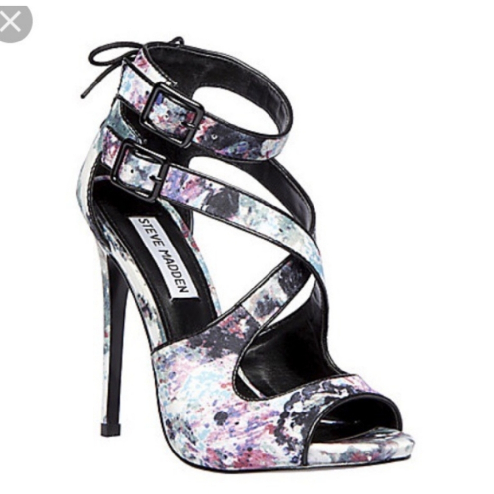 Multi color Steve Madden high heels size 7